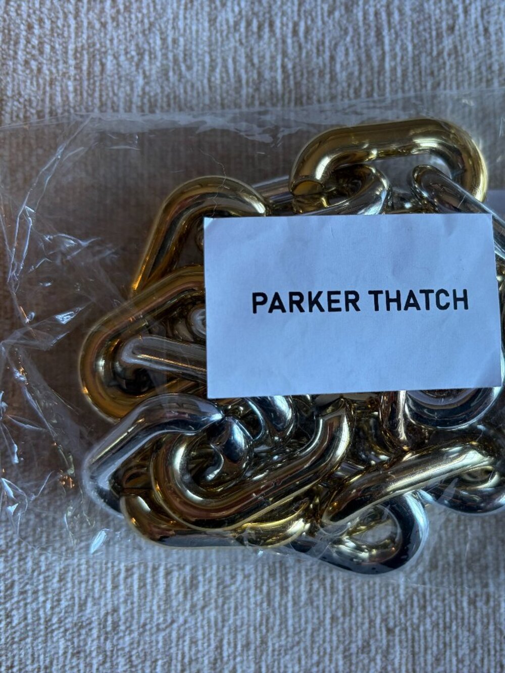 Parker Thatch Silver/Gold Link Strap NWT